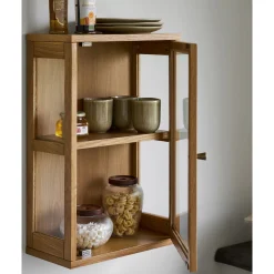 House Nordic Wandkastje Zamora Glas Naturel