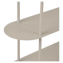 House Nordic Wandkast Rieti 5-Planken Metaal Zand 150cm