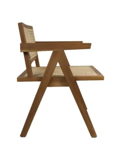 HSM Collection Eetkamer Fauteuil Naturel Teak/Rotan