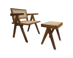 HSM Collection Eetkamer Fauteuil Naturel Teak/Rotan