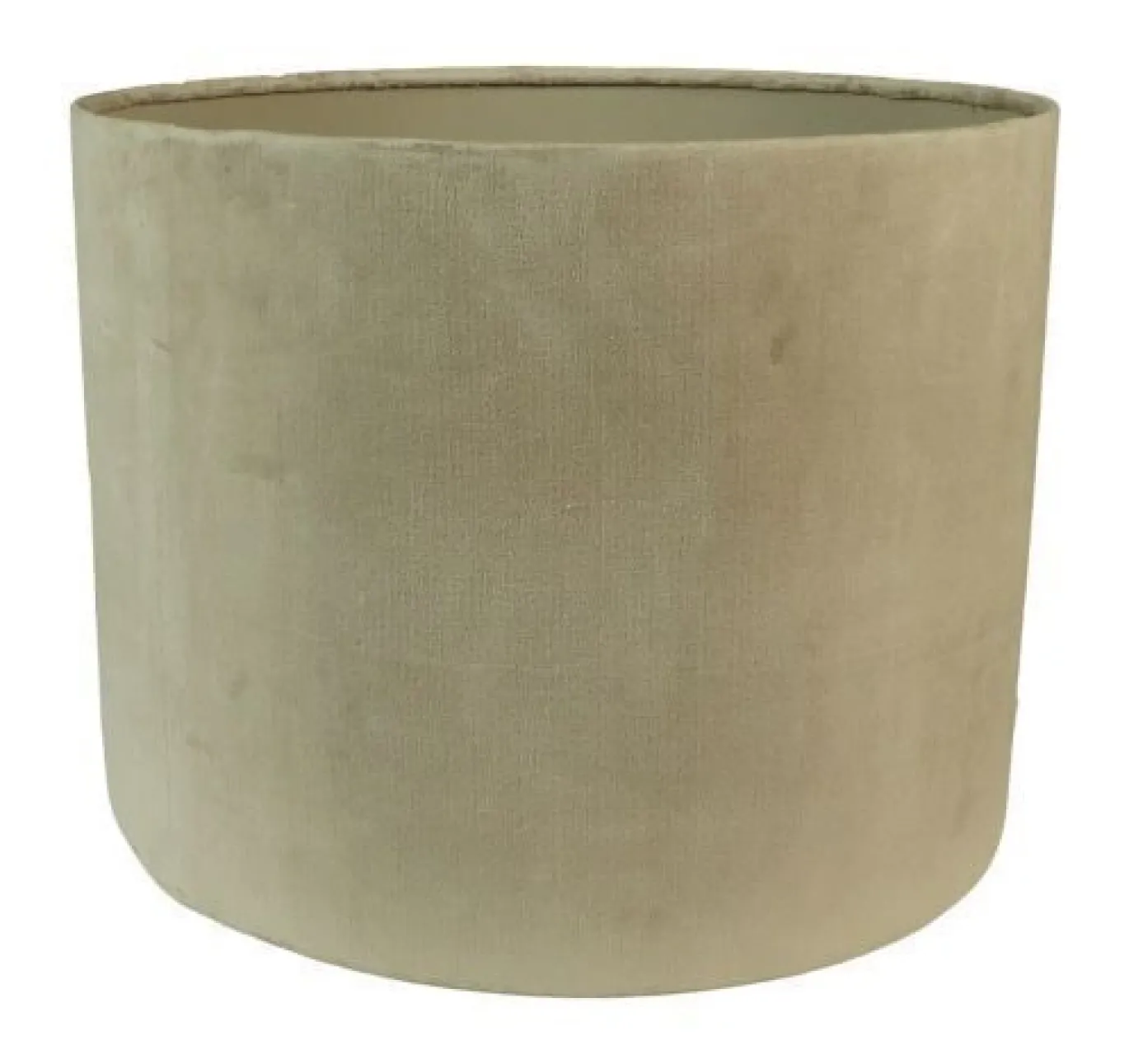 HSM Collection Ronde Lampenkap 42cm Warmgrijs Velvet