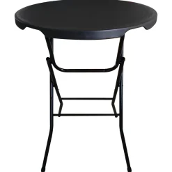 Inklapbare Statafel Piper Zwart 80cm - Giga Meubel