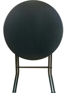 Inklapbare Statafel Piper Zwart 80cm - Giga Meubel