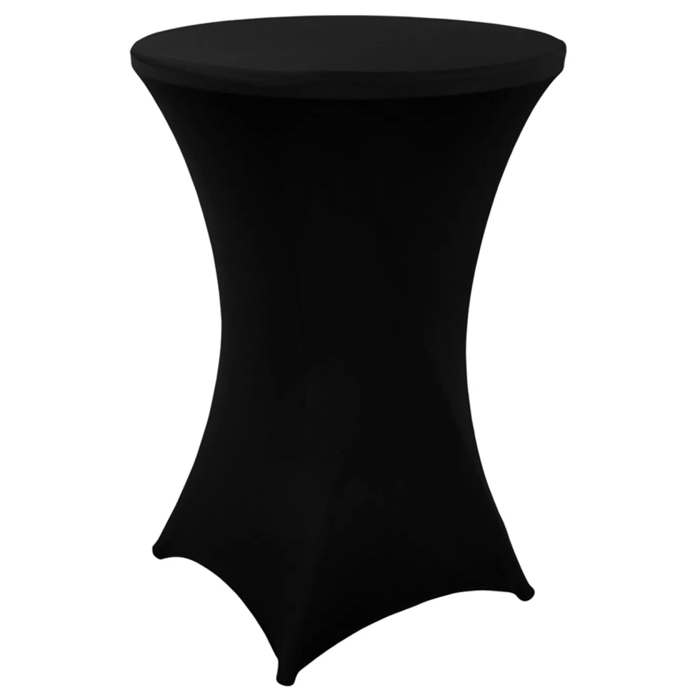 Inklapbare Statafel Piper Zwart 80cm - Giga Meubel