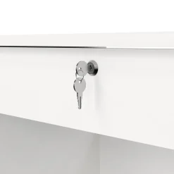 Kantoorbureau Function Plus Wit Met Lade - Giga Living