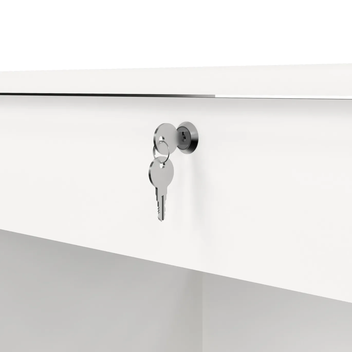 Kantoorbureau Function Plus Wit Met Lade - Giga Living