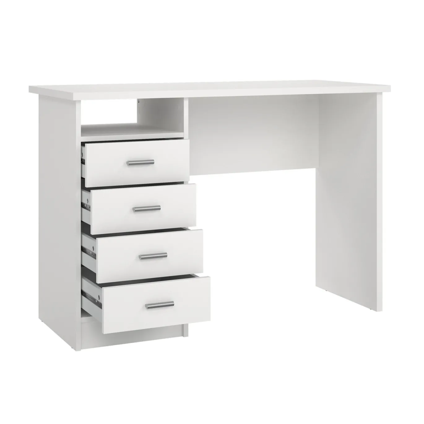 Kantoorbureau Function Plus Wit 4-lades - Giga Living