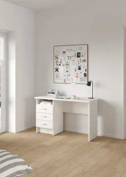 Kantoorbureau Function Plus Wit 3-lades - Giga Living