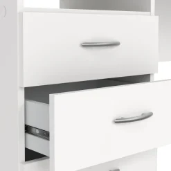 Kantoorbureau Function Plus Wit 3-lades - Giga Living