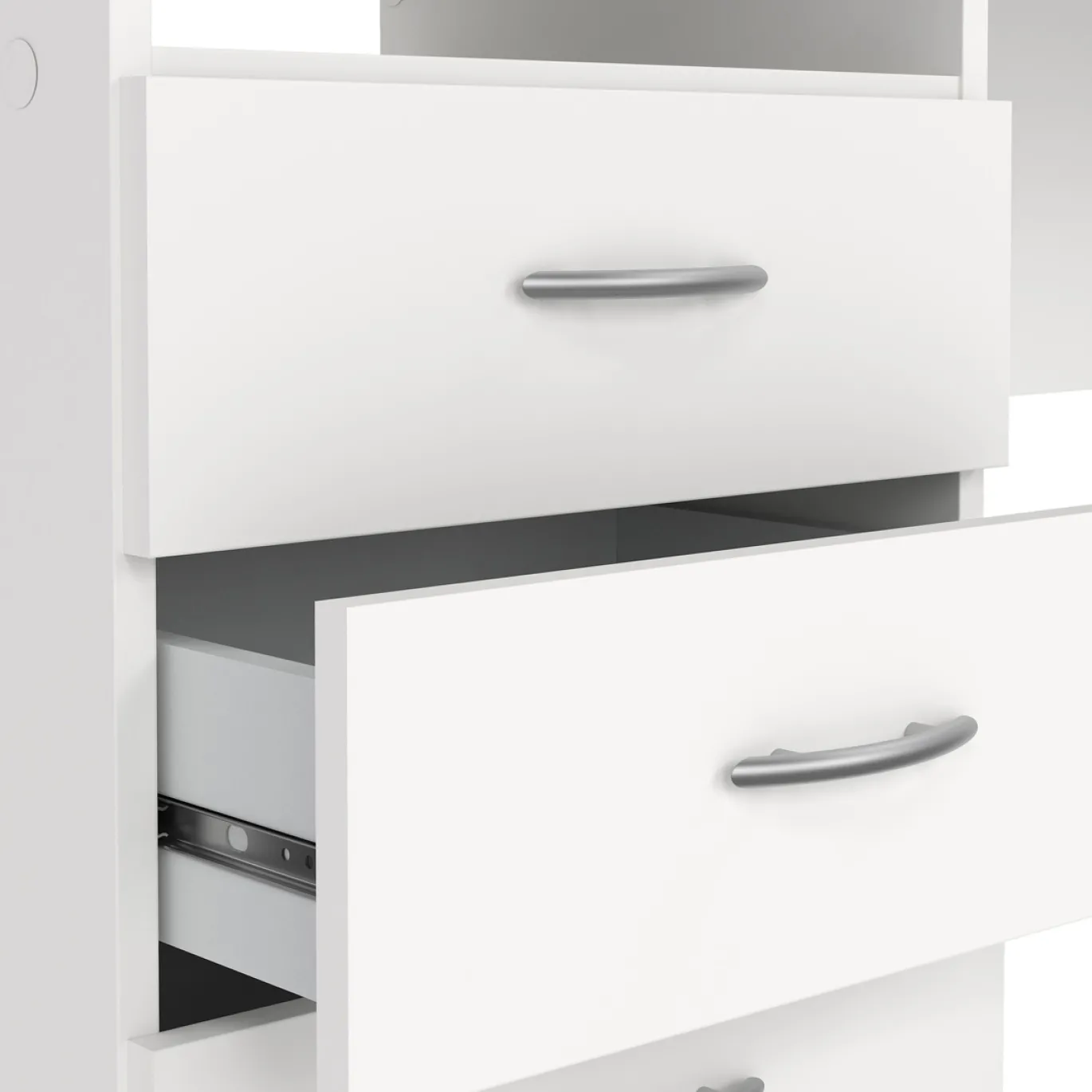 Kantoorbureau Function Plus Wit 3-lades - Giga Living