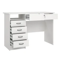 Kantoorbureau Function Plus Wit 5-lades - Giga Living
