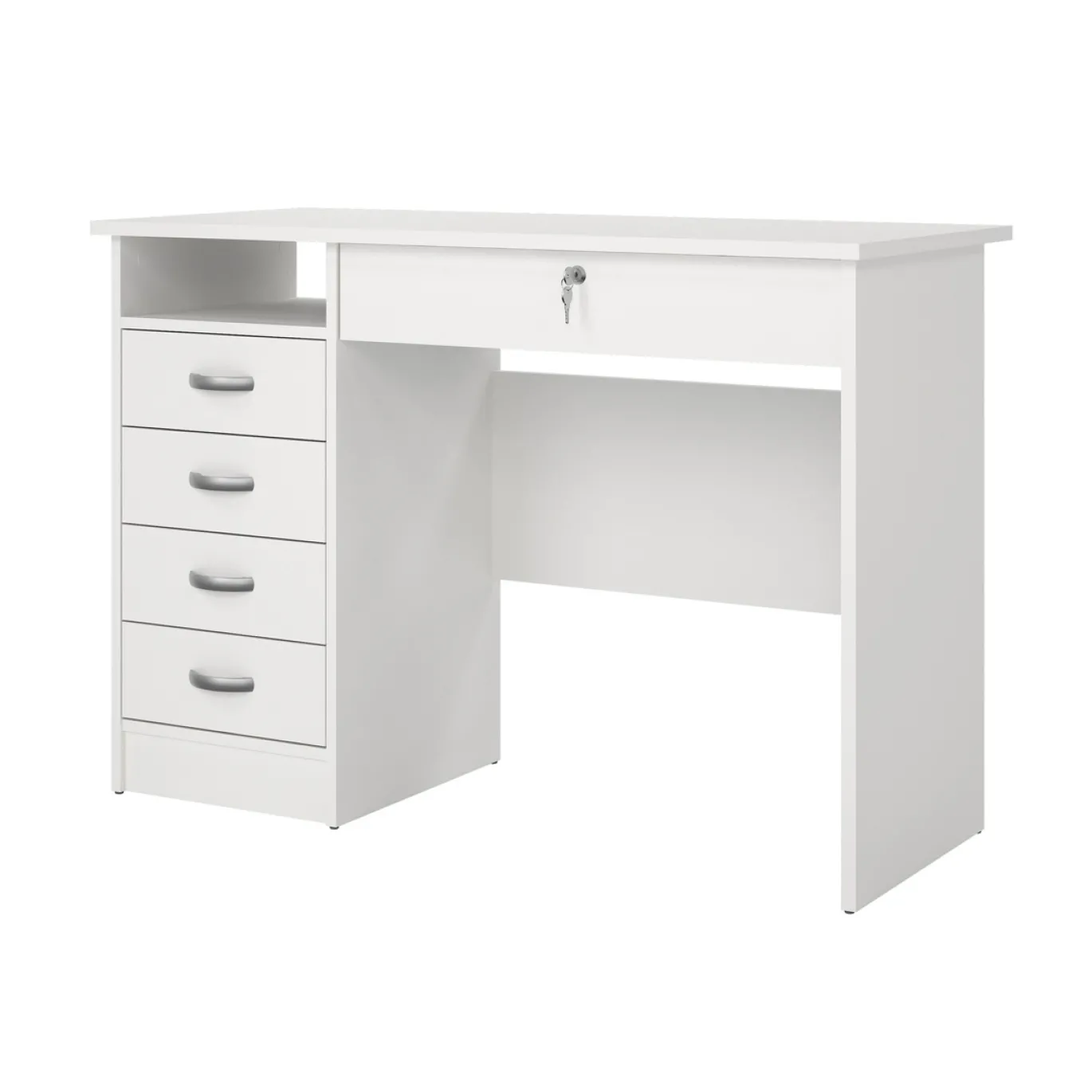 Kantoorbureau Function Plus Wit 5-lades - Giga Living