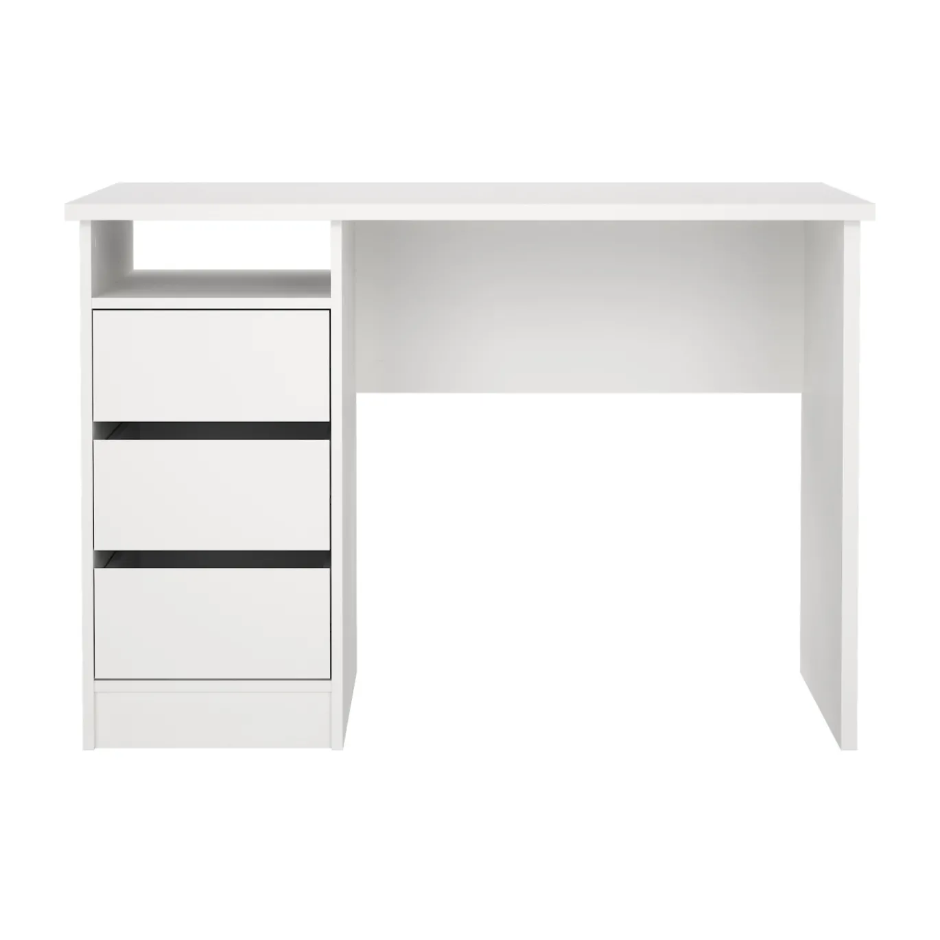 Kantoorbureau Function Plus Wit Hoogglans 102cm - Giga Living