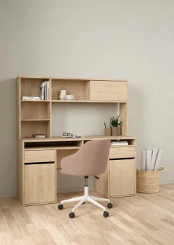 Kantoorbureau Function Plus Jackson Hickory 150cm - Giga Living