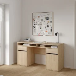 Kantoorbureau Function Plus Jackson Hickory 150cm - Giga Living