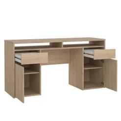 Kantoorbureau Function Plus Jackson Hickory 150cm - Giga Living