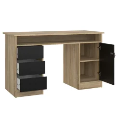 Kantoorbureau Function Plus Zwart/Naturel - Giga Living