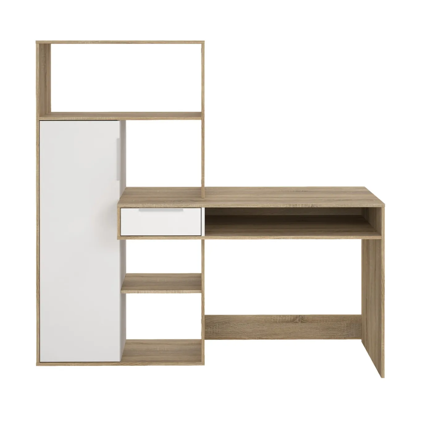 Kantoorbureau Function Plus Wit/Naturel - Giga Living