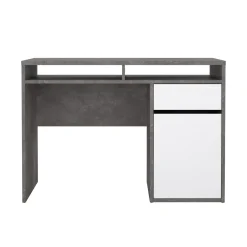 Kantoorbureau Function Plus Oxide Beton Wit Hoogglans - Giga Living
