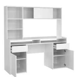 Kantoorbureau Function Plus Wit Hoogglans - Giga Living