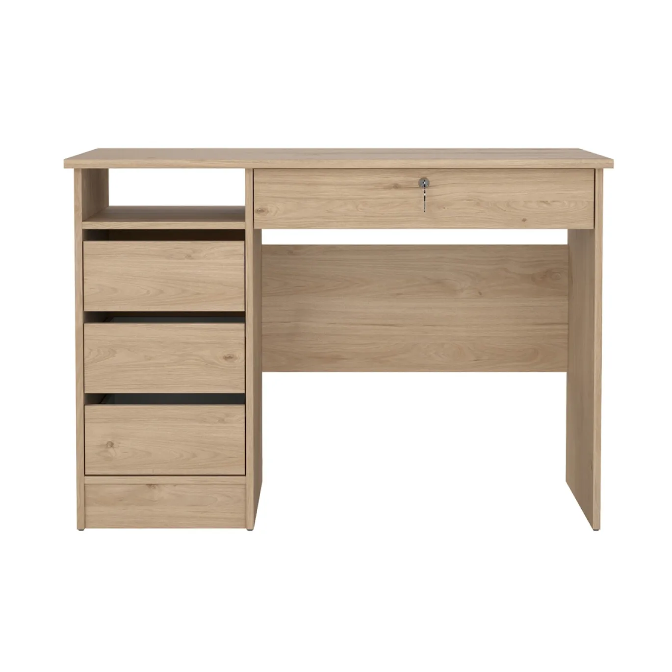 Kantoorbureau Function Plus Jackson Hickory Met Lade - Giga Living