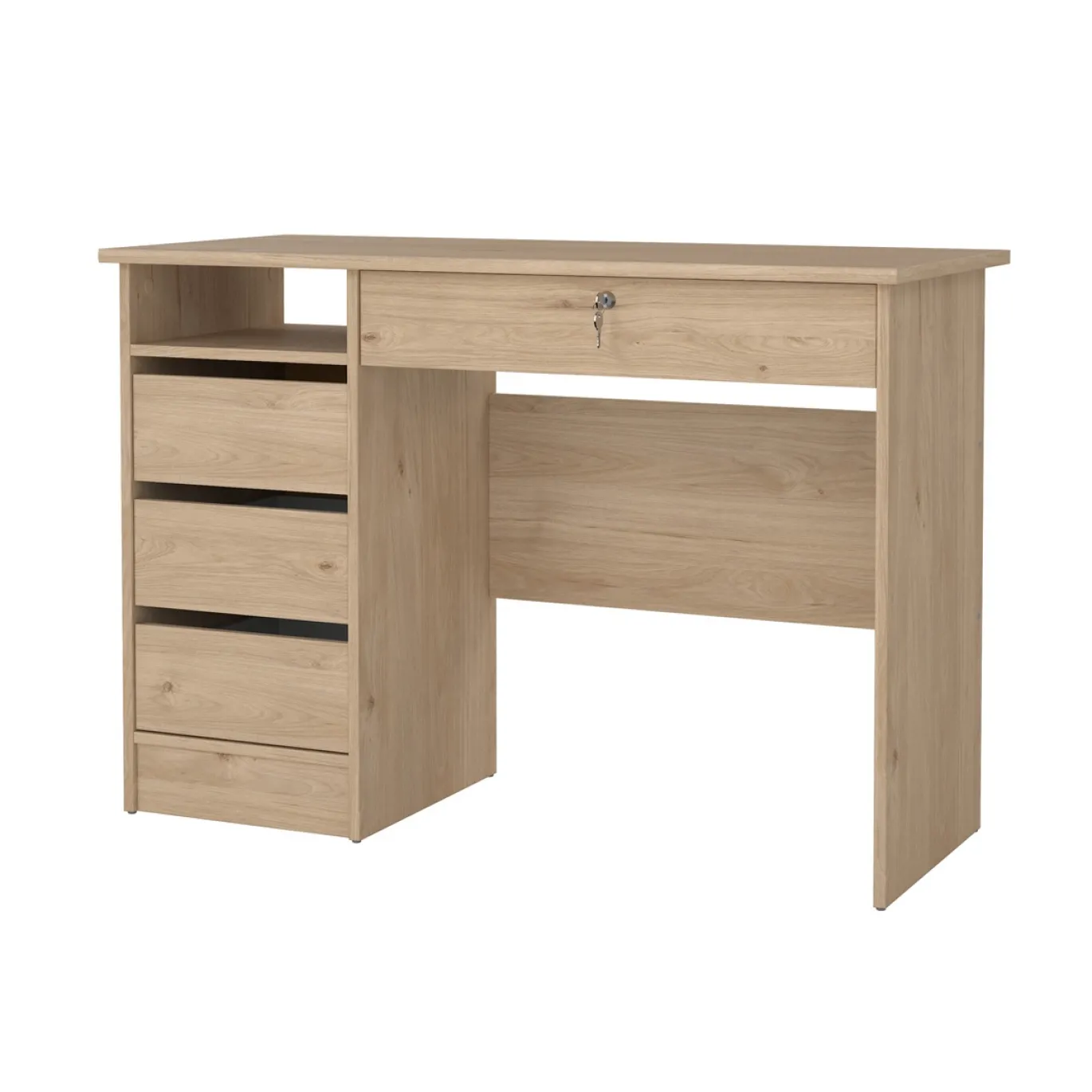 Kantoorbureau Function Plus Jackson Hickory Met Lade - Giga Living