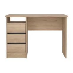 Kantoorbureau Function Plus Jackson Hickory 3-lades - Giga Living