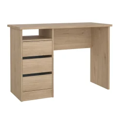 Kantoorbureau Function Plus Jackson Hickory 3-lades - Giga Living