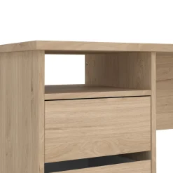 Kantoorbureau Function Plus Jackson Hickory 3-lades - Giga Living