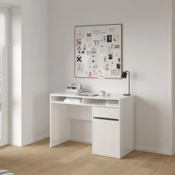 Kantoorbureau Function Plus Wit Hoogglans 110cm - Giga Living