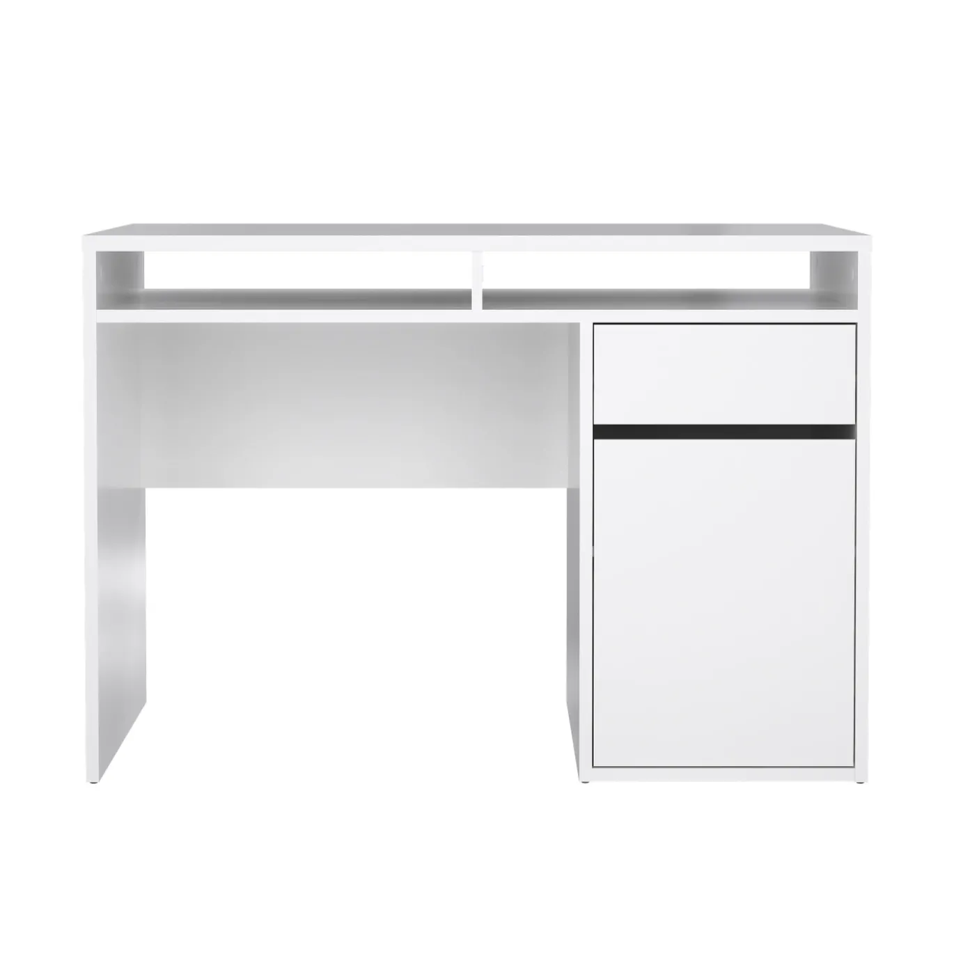Kantoorbureau Function Plus Wit Hoogglans 110cm - Giga Living