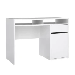 Kantoorbureau Function Plus Wit Hoogglans 110cm - Giga Living
