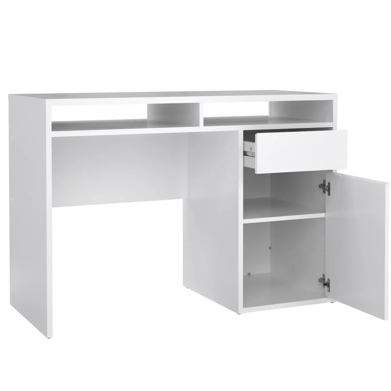 Kantoorbureau Function Plus Wit Hoogglans 110cm - Giga Living
