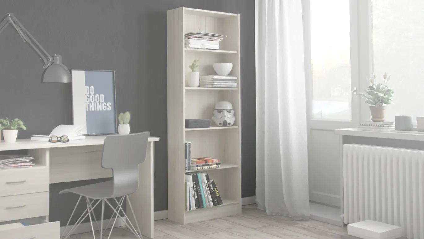 Kantoorbureau Function Plus Naturel 3-lades - Giga Living