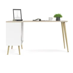 Kantoorbureau Oslo Wit/Naturel - Giga Living