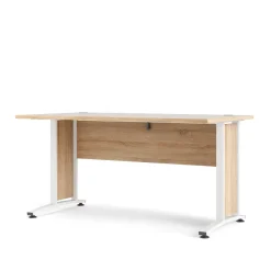 Kantoorbureau Prima Wit/Naturel 150x80cm - Giga Living