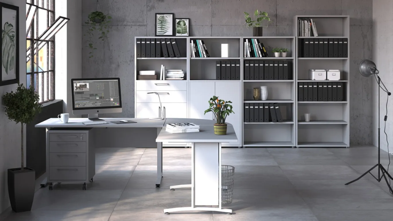 Kantoorbureau Prima Wit 120x80cm - Giga Living