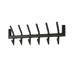 Kapstok Tubo 2x6 Haken Drift Brown - Giga Meubel
