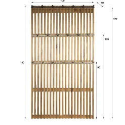 Kapstok Tweak Hoog XL 20 haken Massief Mangohout - Giga Meubel