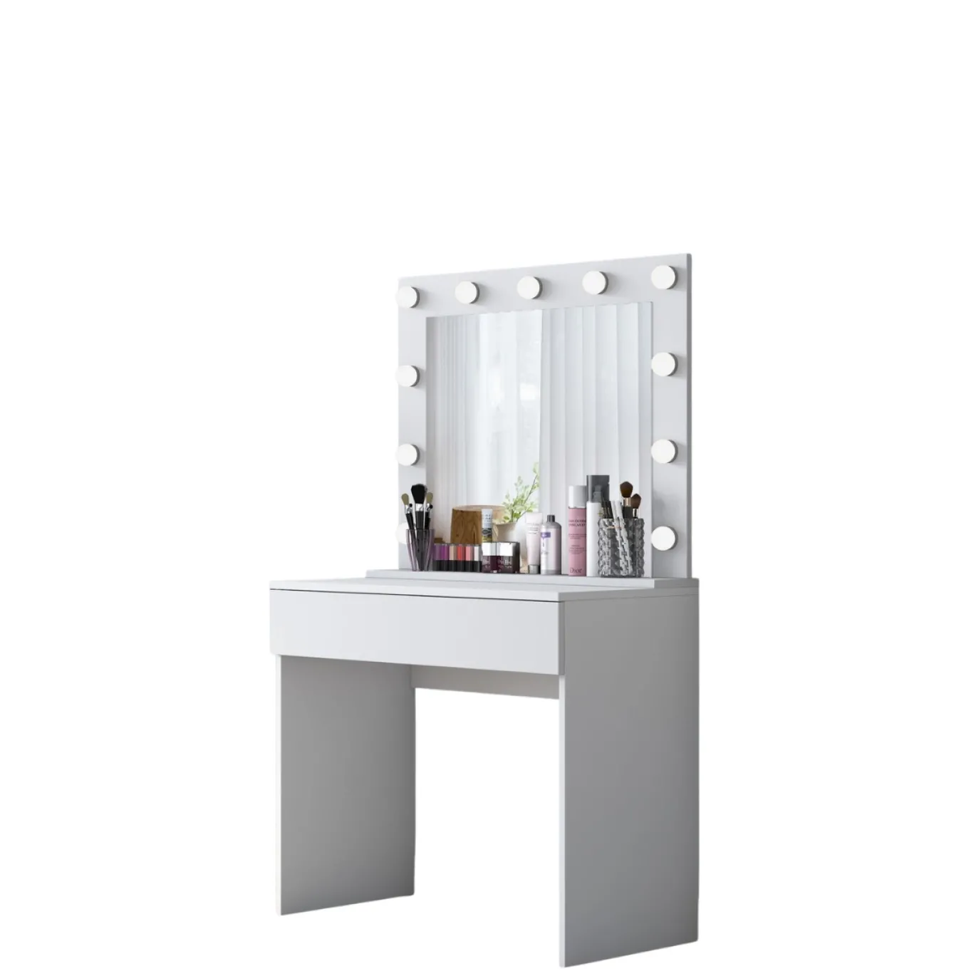 Kaptafel Bengisu Wit Incl. Spiegel