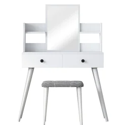 Kaptafel Bulon Wit Incl. Kruk