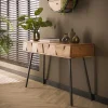 Kaptafel Demn Massief Acacia Naturel - Giga Meubel
