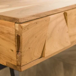 Kaptafel Demn Massief Acacia Naturel - Giga Meubel