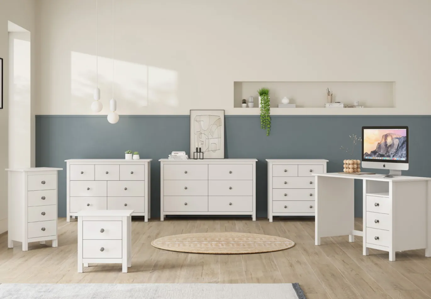 Kast Berna 4L3L Wit - Giga Meubel