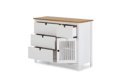 Kast Bruna 3L1dr1d Wax/wit Wash - Giga Meubel