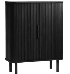Kast Cavo Zwart Eiken - Giga Living