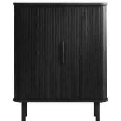 Kast Cavo Zwart Eiken - Giga Living