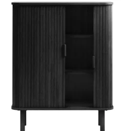 Kast Cavo Zwart Eiken - Giga Living