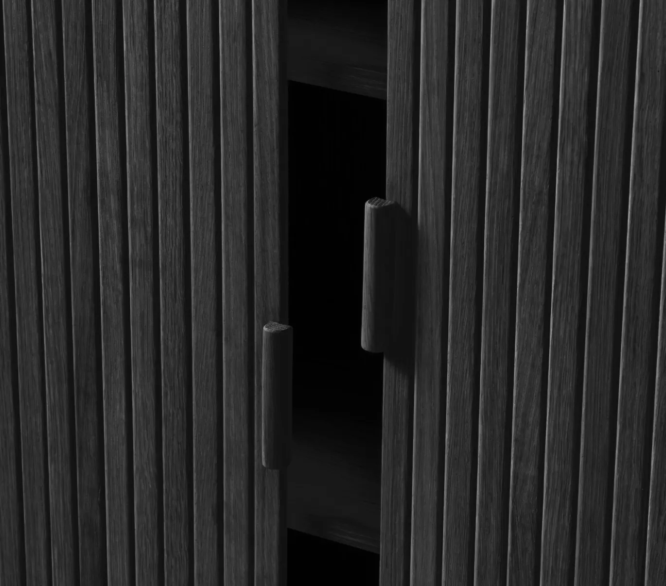 Kast Cavo Zwart Eiken - Giga Living