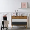 Kast Cusco 2L2L Wax/wit/tibet Grijs - Giga Meubel